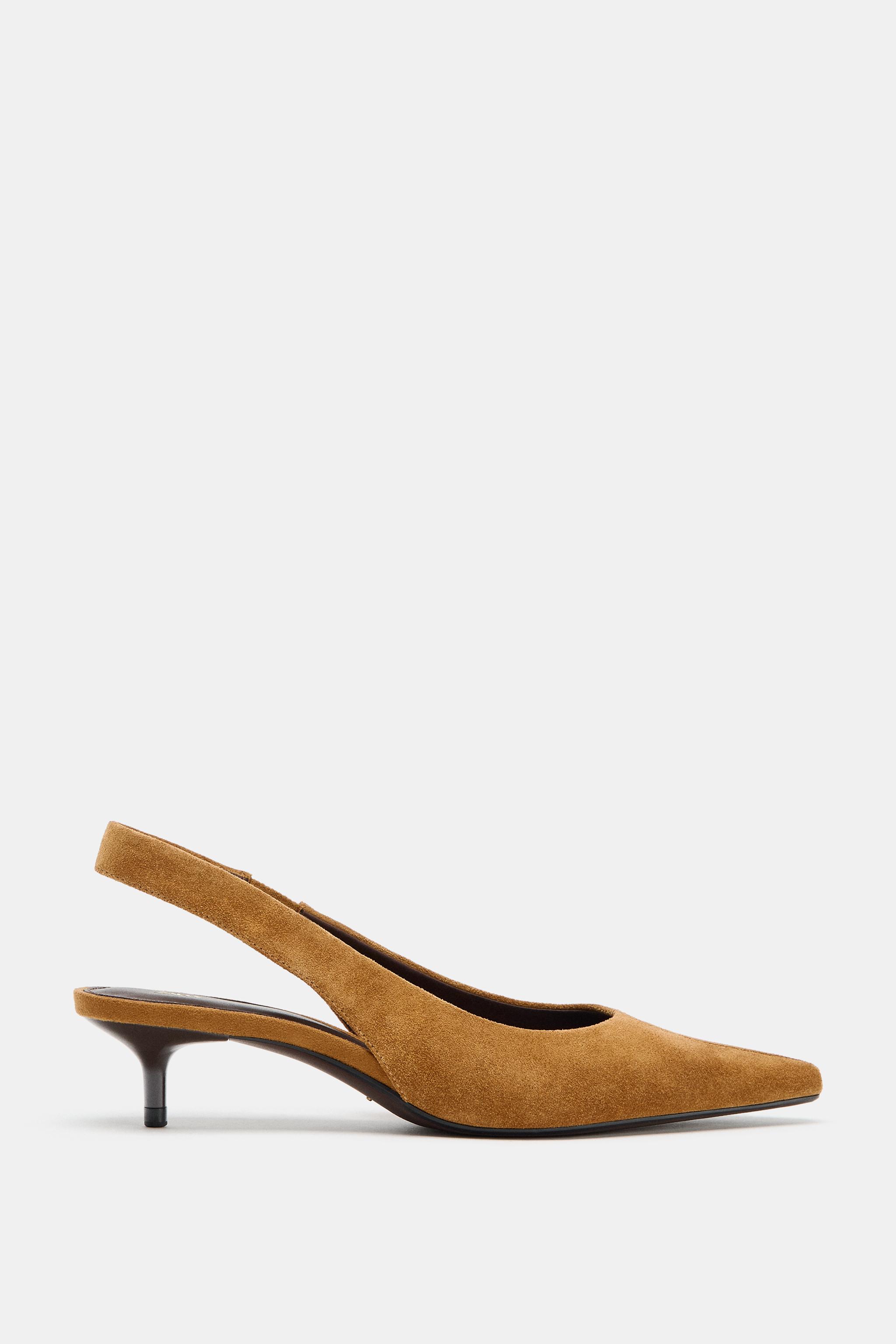 SUEDE SLINGBACK SHOES